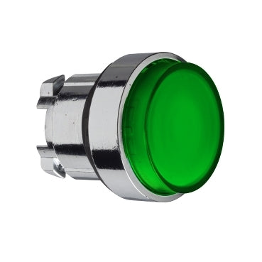 ZB4 Pbutton Head Illum Project Latch Green