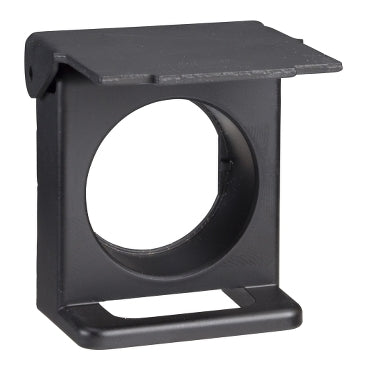 ZB4 Padlockable Flap for Pbutton Black