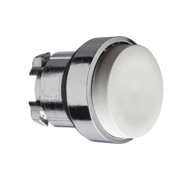 ZB4 Pbutton Head Projecting White