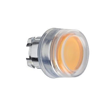 ZB4 Pbutton Head Illum LED Flush Boot Yellow