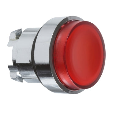 ZB4 Pbutton Head Illum Project Latch Red