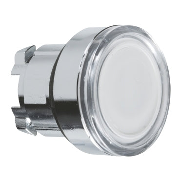 ZB4 Pbutton Head Illum LED Flush Clear