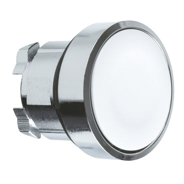 ZB4 Pbutton Head Flush White