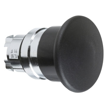 ZB4 Pbutton Mushroom Head 40mm Black Spring Return