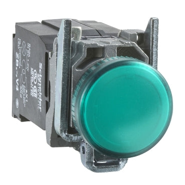 XB4 Pilot Light Green 230V with Integral LED