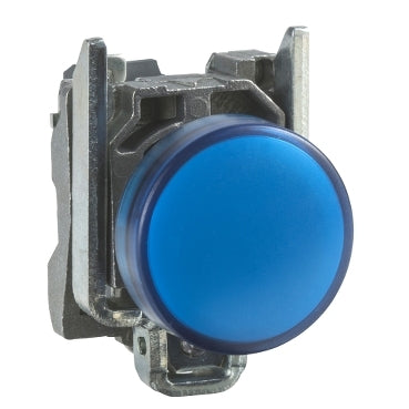 XB4 Pilot Light Blue 24V with Integral LED