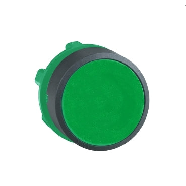ZB5 Pbutton Head Dbl Ins Flush Green