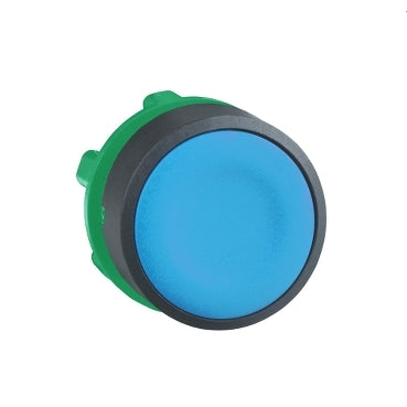 ZB5 Pbutton Head Dbl Ins Flush Blue