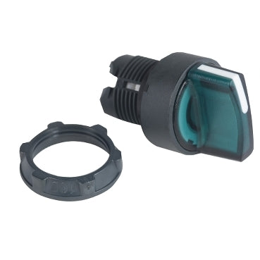 ZB5 Selector Sw Illum Dbl Ins 2Pos Green Stay Put