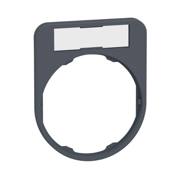 Legend Holder 30 x 40mm Yellow Blank