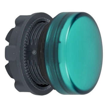 ZB5 Pilot Light Dbl Ins BA9 Head Only Green