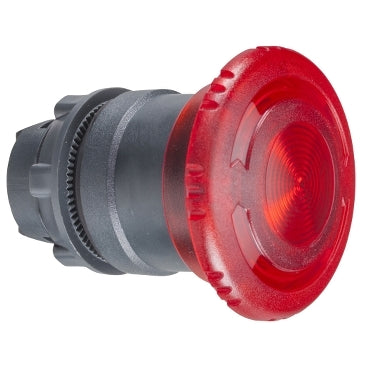 ZB5 Pbutton Mushroom Head Illum 40mm Red TURN RELEASE