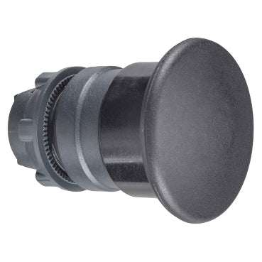 ZB5 Pbutton Mushroom Head Dbl Ins 40mm Black Spr Ret
