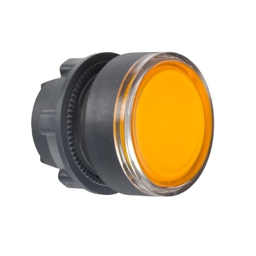 ZB5 Pbutton Head Dbl Ins Illum Flush Latch Yellow