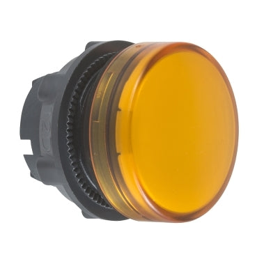 ZB5 Pilot Light Dbl Ins BA9 Head Only Yellow
