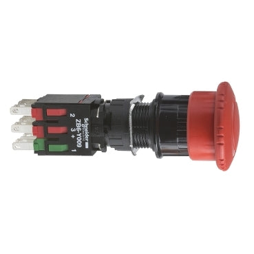 XB6 16mm M/R 1N/C 1N/O Turn to Release