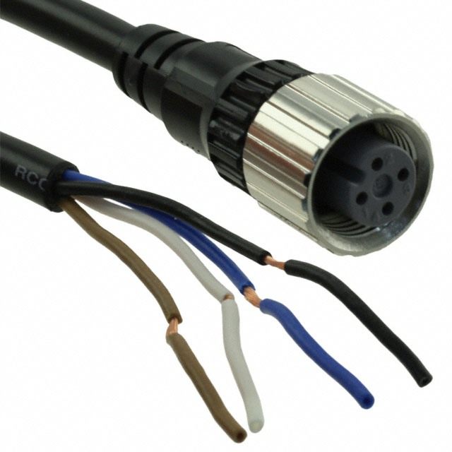 XS2F-M12PVC4S5M Lead Straight PVC M12 4c 5m