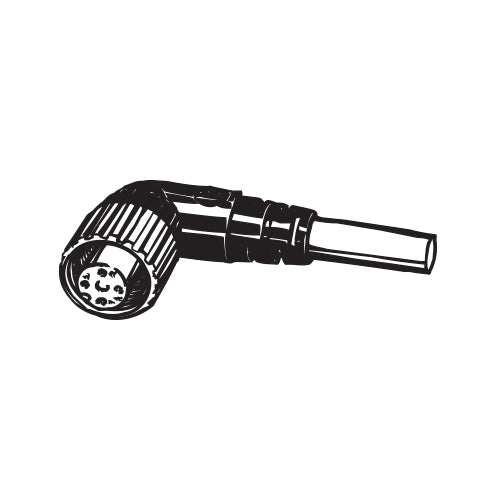 XS2F-M12PVC4A2M Lead Angled PVC M12 4c 2m