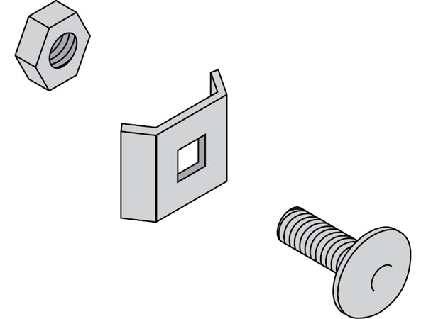 Acrofil AF50 Clip and Nut Connector Kit (Pkt10)