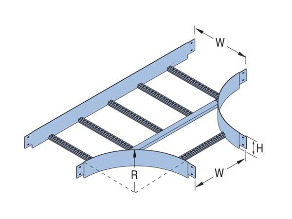 NEMA8A Horiz Tee 150mm Aluminium
