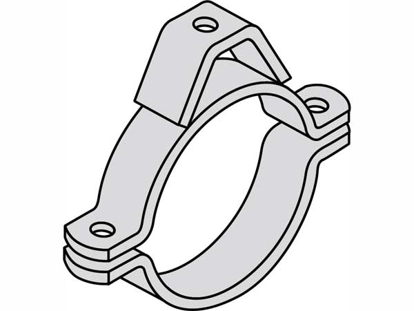 Two Piece Pipe Clamp (Pair) UN18-89HDG