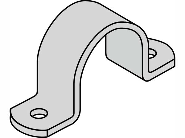 Saddle Clamp 114mm HDG UN4-114 L