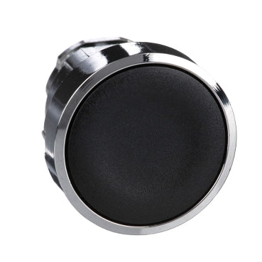 ZB4 Pbutton Head Flush Black