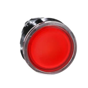 ZB4 Pbutton Head Illum LED Flush Red