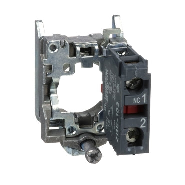 ZB4 Pbutton Body 1N/C Screw Clamp