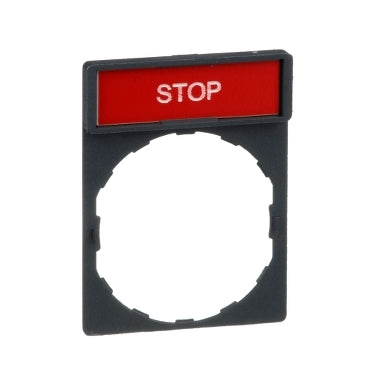 Legend 30 x 40mm STOP