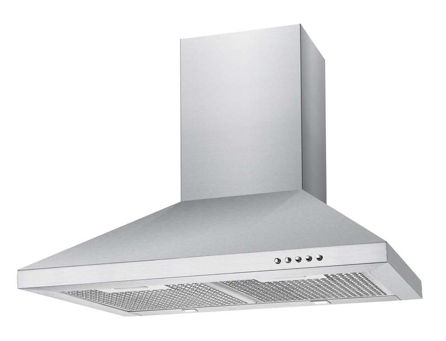 Pyramid Rangehood 600mm Wall Canopy Stainless Steel