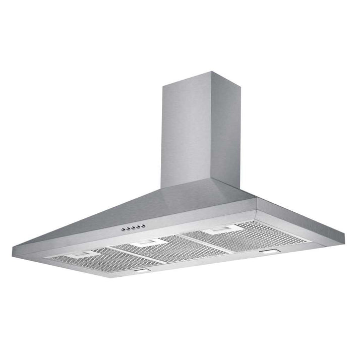 Pyramid Rangehood 900mm Wall Canopy Stainless Steel