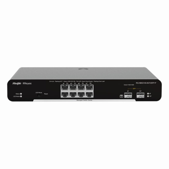 Network Switch 10port Managed PoE RG-NBS3100-8GT2SFP-P