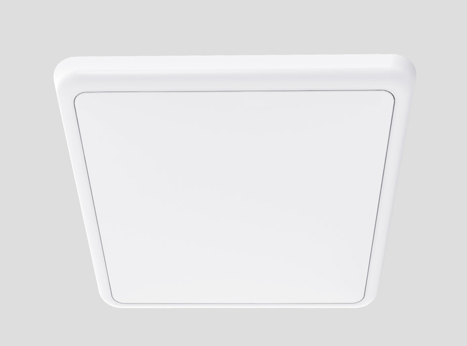 Selene Oyster Square 30W 3 Colour 400x400x51mm White IP54