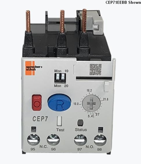 CEP7-1 Overload Electronic Basic 5.4-27A for CA7-9/23