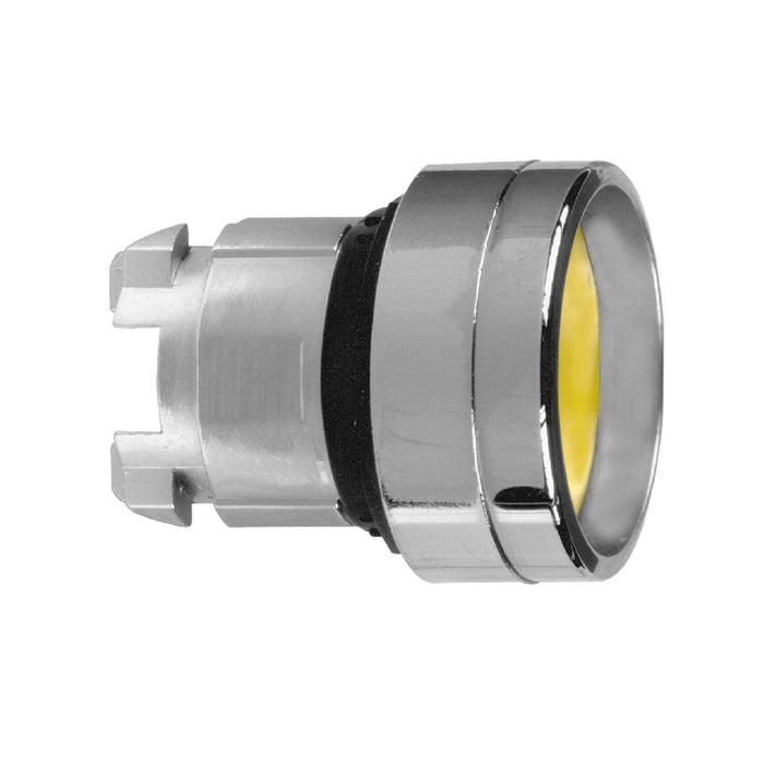 XB4 Pbutton Head Non Ill 22mm Yel Recessed Spr Ret Unmarked