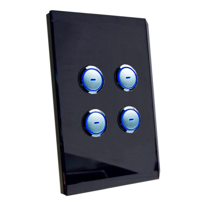 C-Bus Saturn A-Series Key Input Unit 4-Key Black