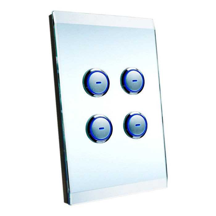 C-Bus Saturn A-Series Key Input Unit 4-Key White