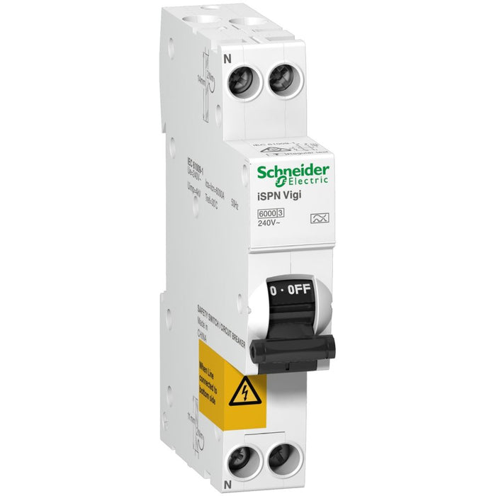 Acti9 Vigi ISPN RCBO 10A 30mA 6kA Type A Slimline