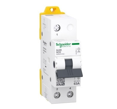 Acti9 Changeover Switch 3Pos 1P 63A