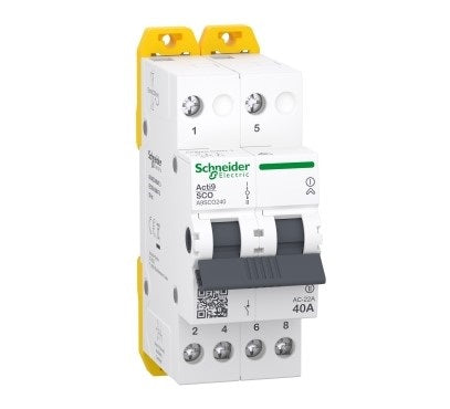 Acti9 Changeover Switch 3Pos 2P 40A