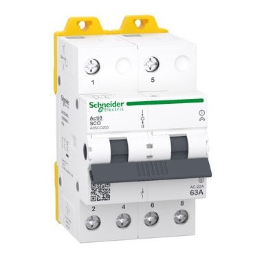 Acti9 Changeover Switch 3Pos 2P 63A