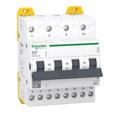 Acti9 Changeover Switch 3Pos 4P 40A