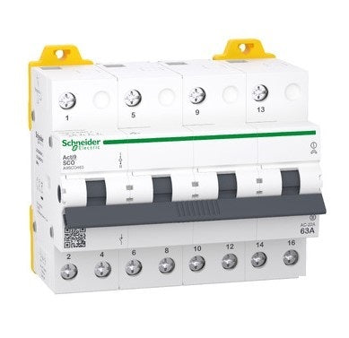 Acti9 Changeover Switch 3Pos 4P 63A