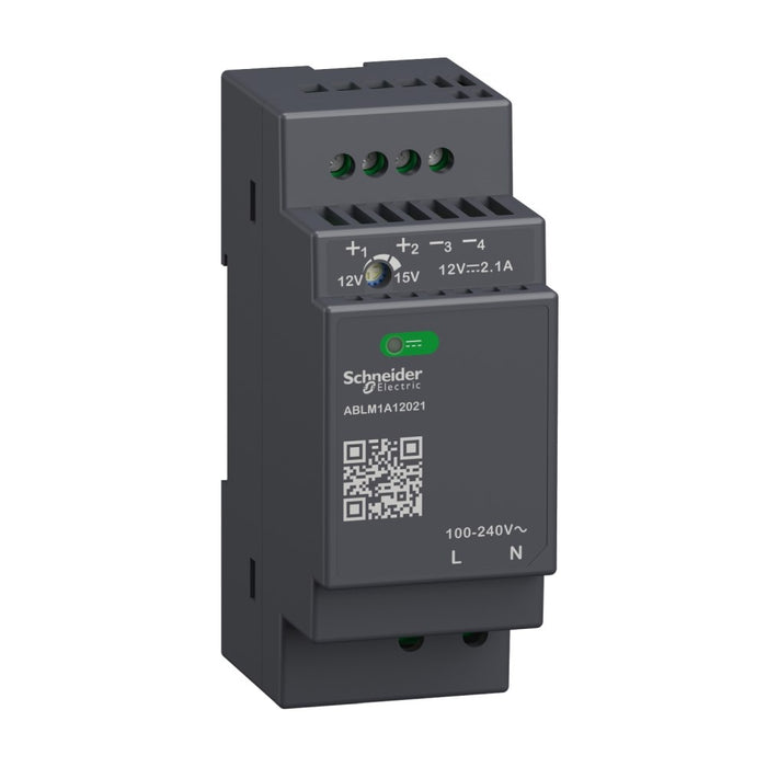 Modicon Power Supply 1Ph 12VDC 25W 2.1A Modular