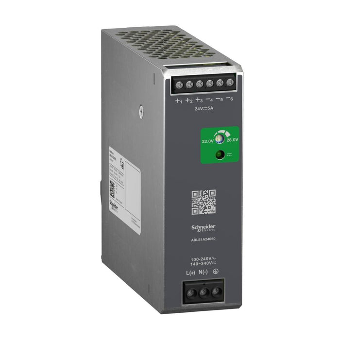 Modicon Power Supply 1Ph 120W 24VDC 5A Switch Mode