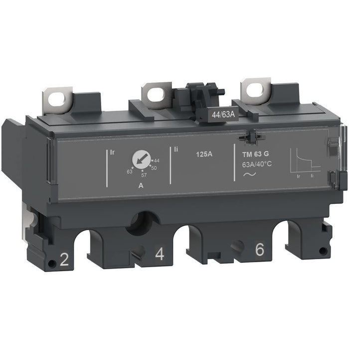 NSX160 Trip Unit 3P 125A Thermal Magnetic TM125G