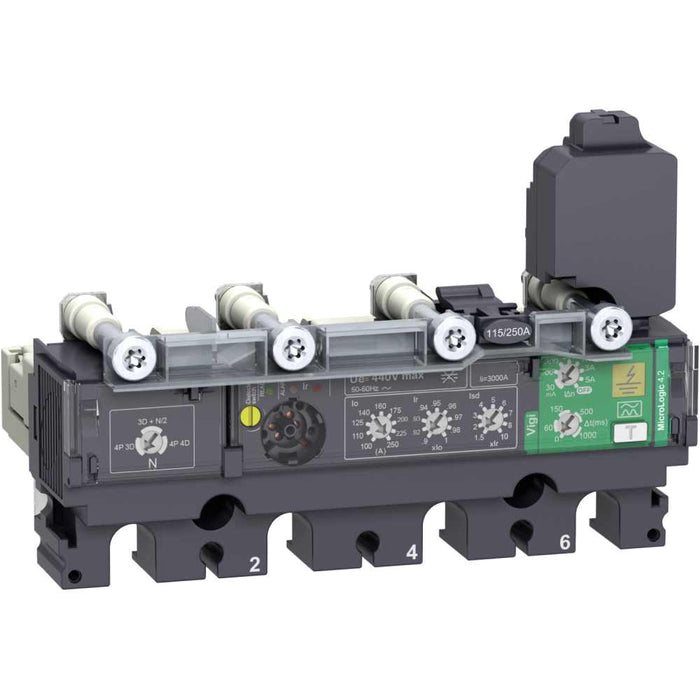 NSX160/250 Trip Unit 4P 4D 160A MicroLogic 4.2