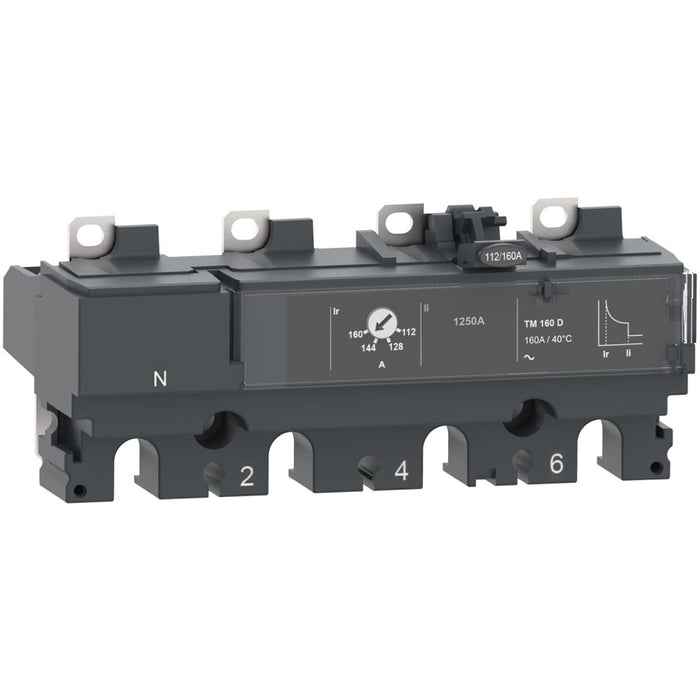 NSX160 Trip Unit 4P 3D 160A Thermal Magnetic TM160D