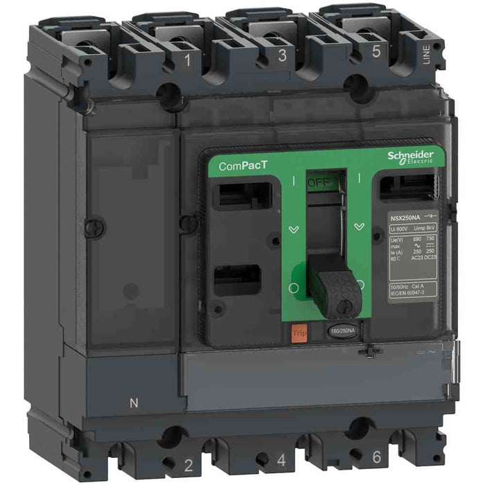Switch Disconnector NSX250NA 4P Fixed Thermal Current 250A